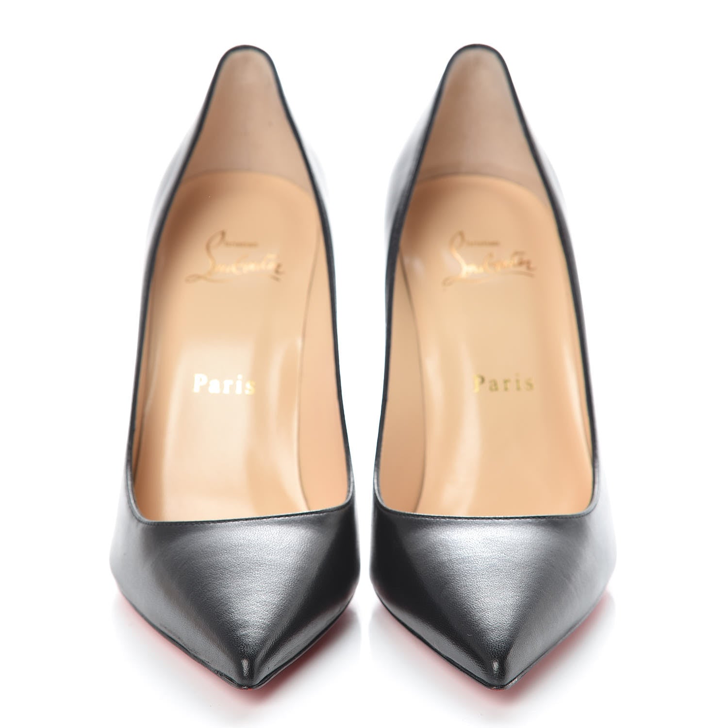 Christian Louboutin Shiny Nappa Decollete 554 100 Pumps 37.5 Black 2 of 8