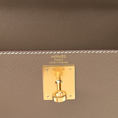 Hermes Epsom Kelly Sellier 28 Etoupe 6 of 11