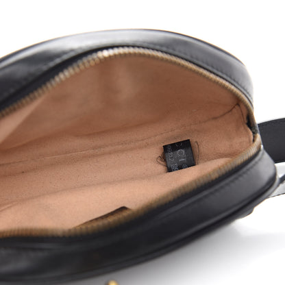 Gucci Calfskin Matelasse GG Marmont Belt Bag 95 38 Black 5 of 12