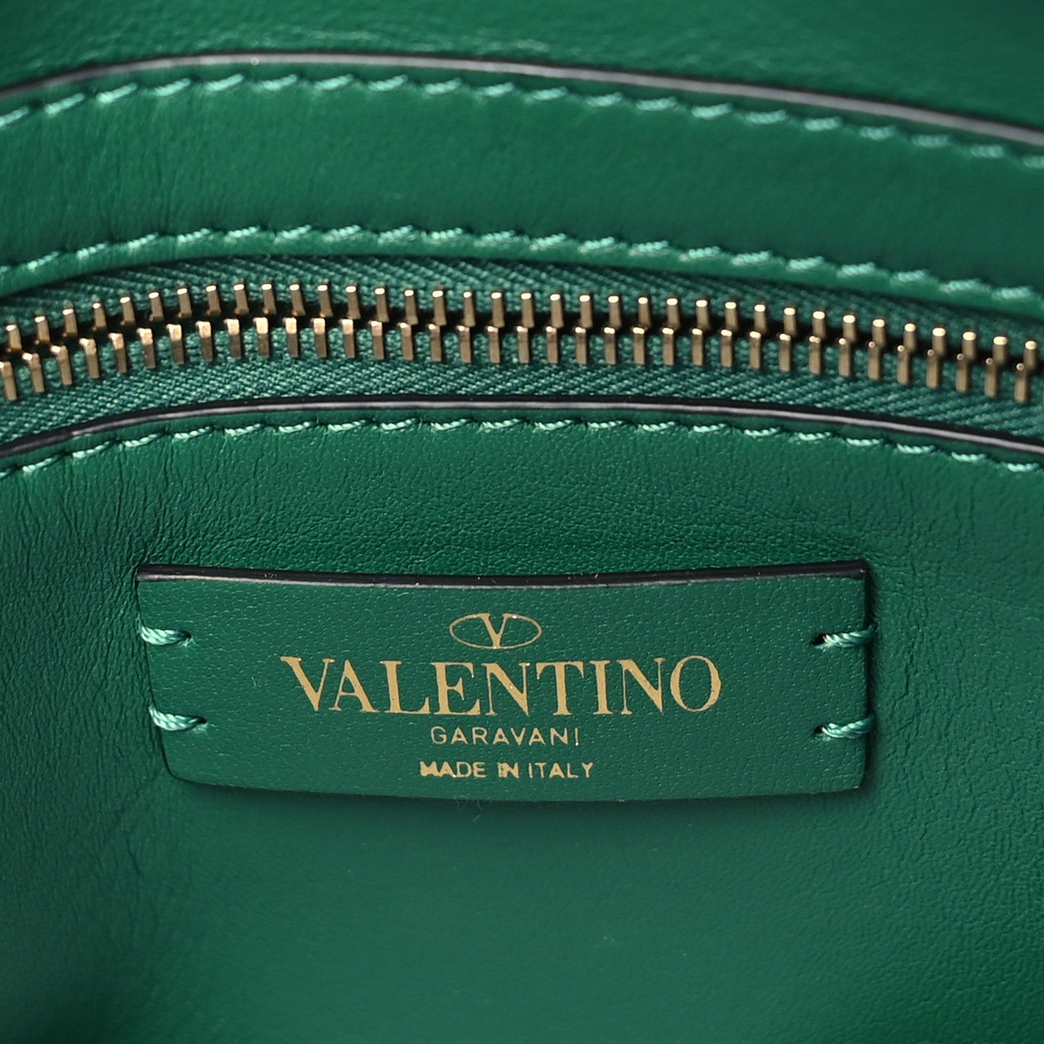 Valentino Garavani Nappa Large Roman Stud Shoulder Bag Jungle 6 of 8