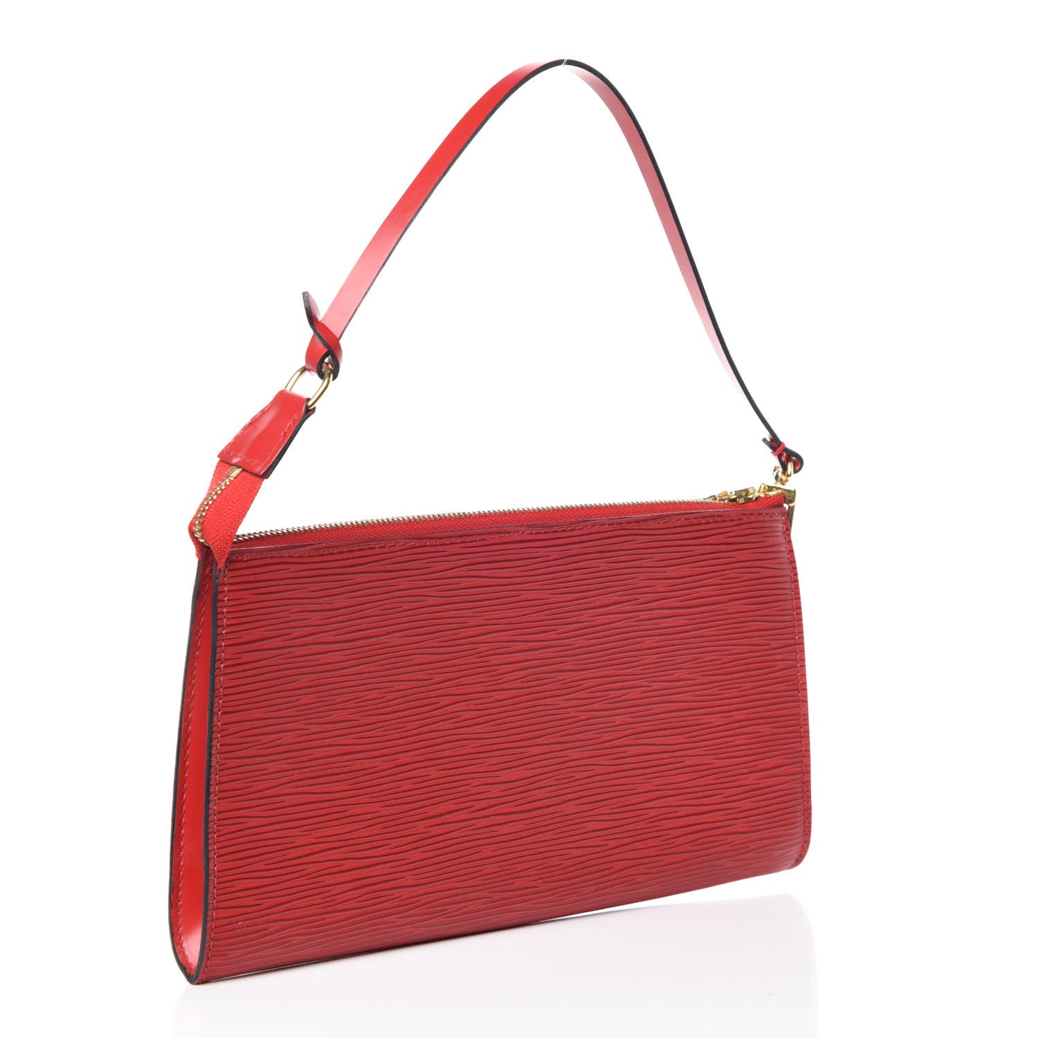 Louis Vuitton Epi Pochette Accessories 24 Castillan Red 3 of 9