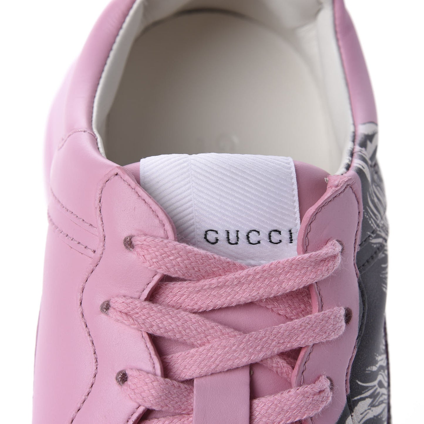 Calfskin Mystic Cat Rhyton Sneakers 36.5 Sugar Pink