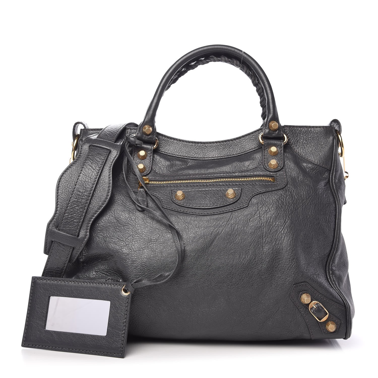 Balenciaga Agneau Giant 12 Gold Hardware Velo Gris Fossile Anthracite 1 of 9