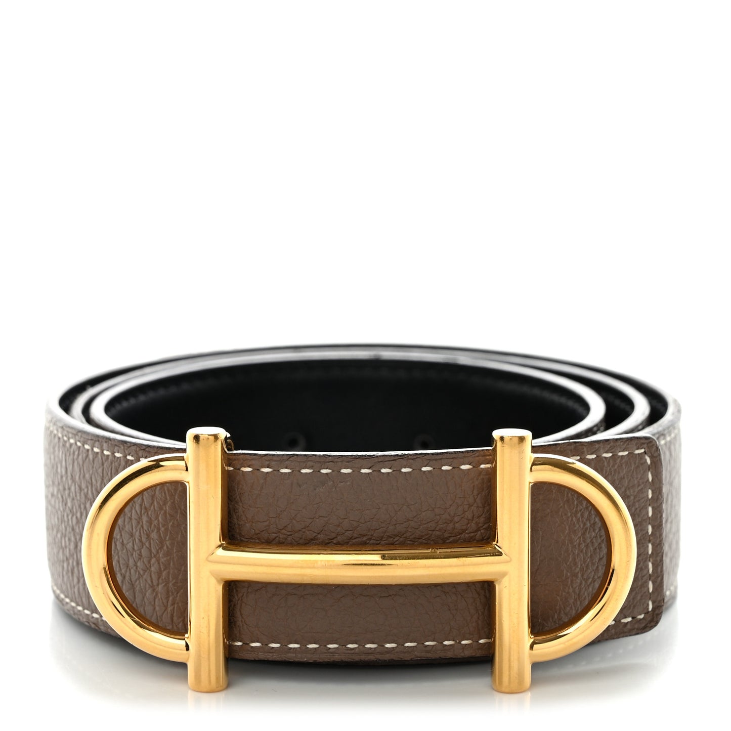 Box Togo 24mm Gamma Belt 85 34 Black Etoupe