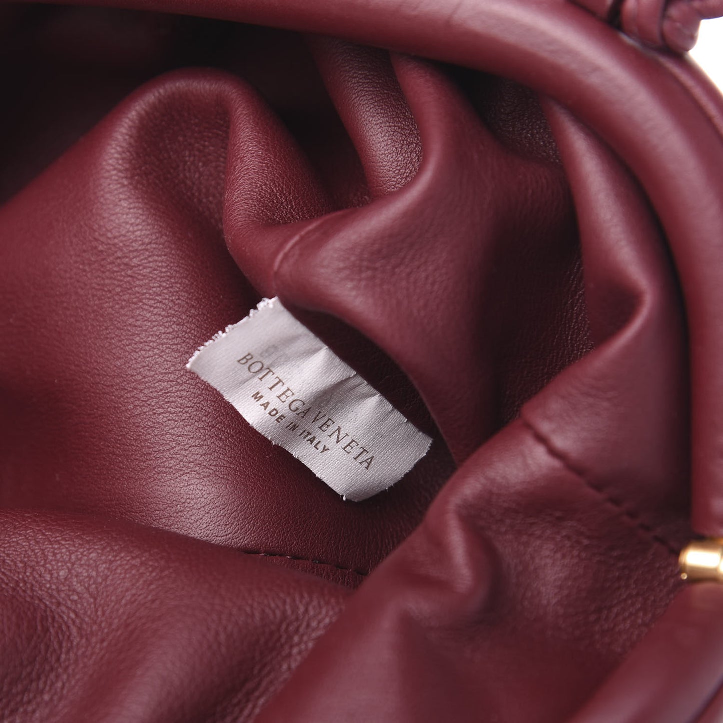 Butter Calfskin The Mini Pouch Bordeaux