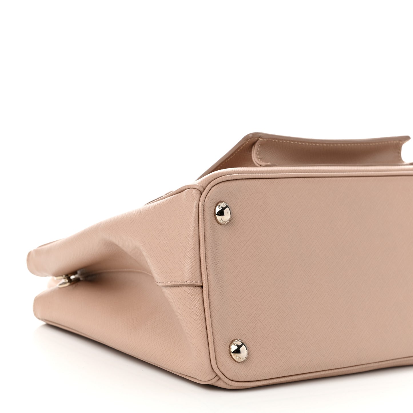 Saffiano Lux Galleria Front Pocket Tote Cammeo