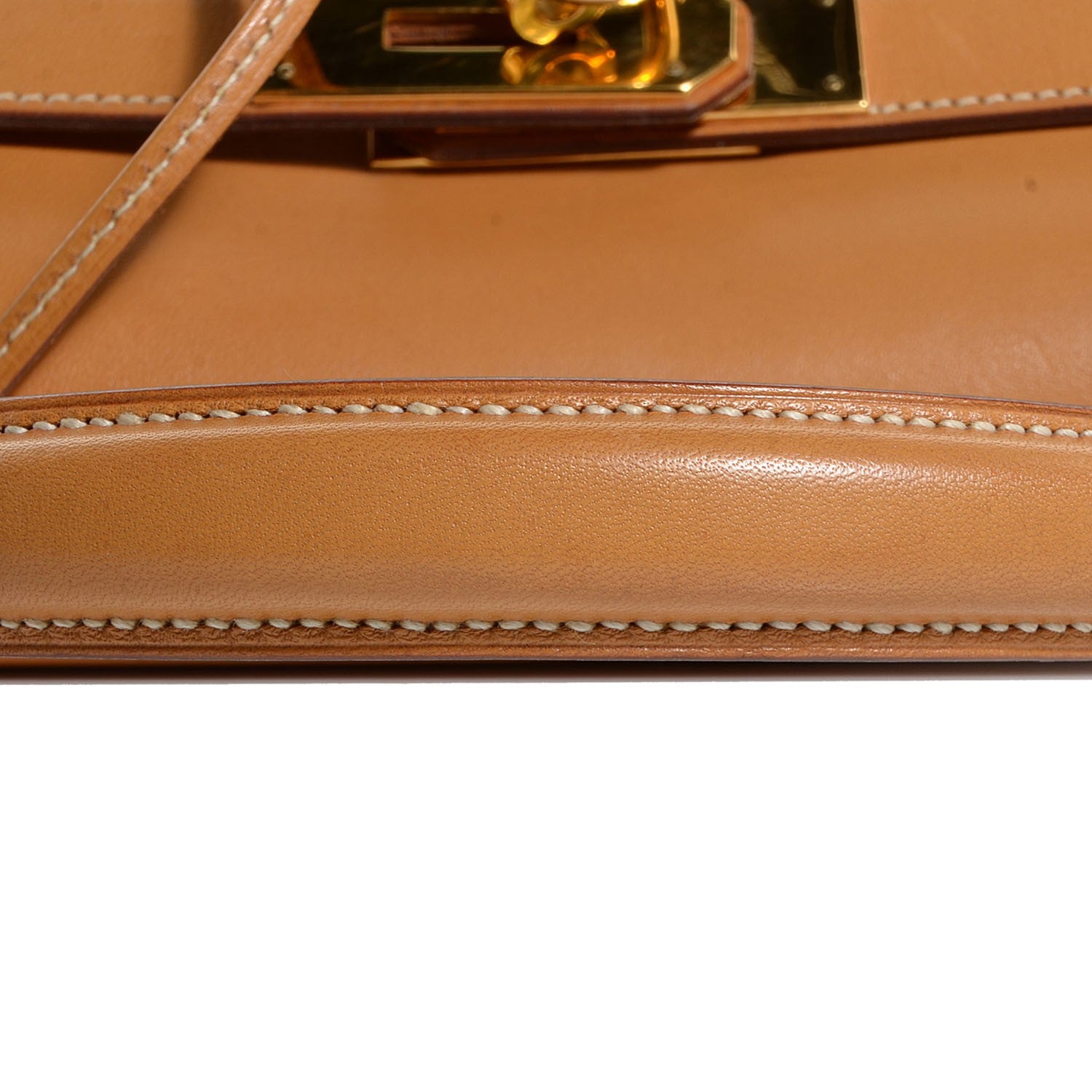 Hermes Box Kelly Retourne 40 Naturelle 5 of 21