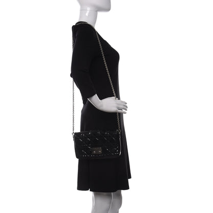Christian Dior Patent Cannage New Lock Pouch Black 2 of 10