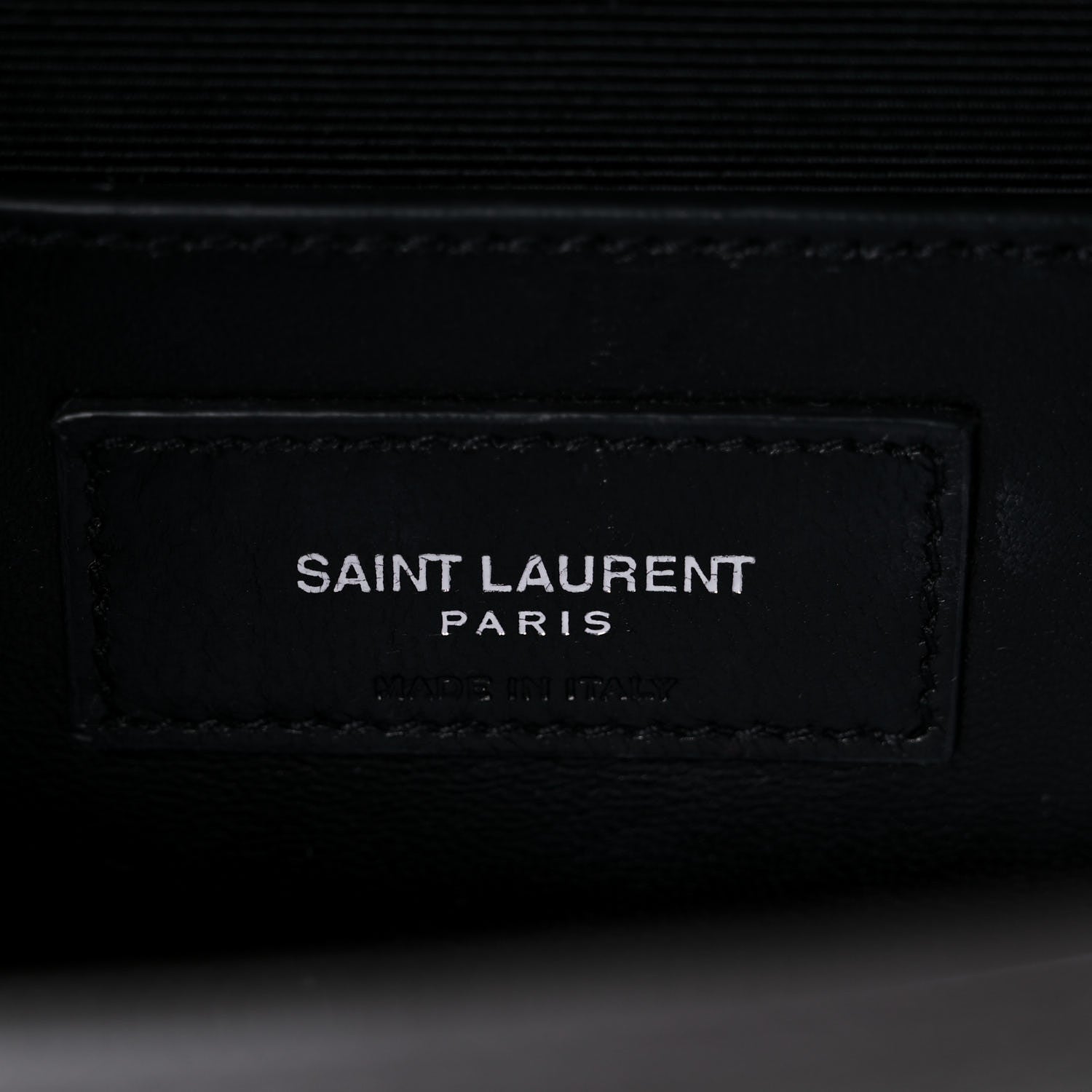 Saint Laurent Grain De Poudre Medium Classic Monogram Kate Satchel Earth Grey 6 of 15