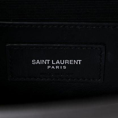 Saint Laurent Grain De Poudre Medium Classic Monogram Kate Satchel Earth Grey 6 of 15