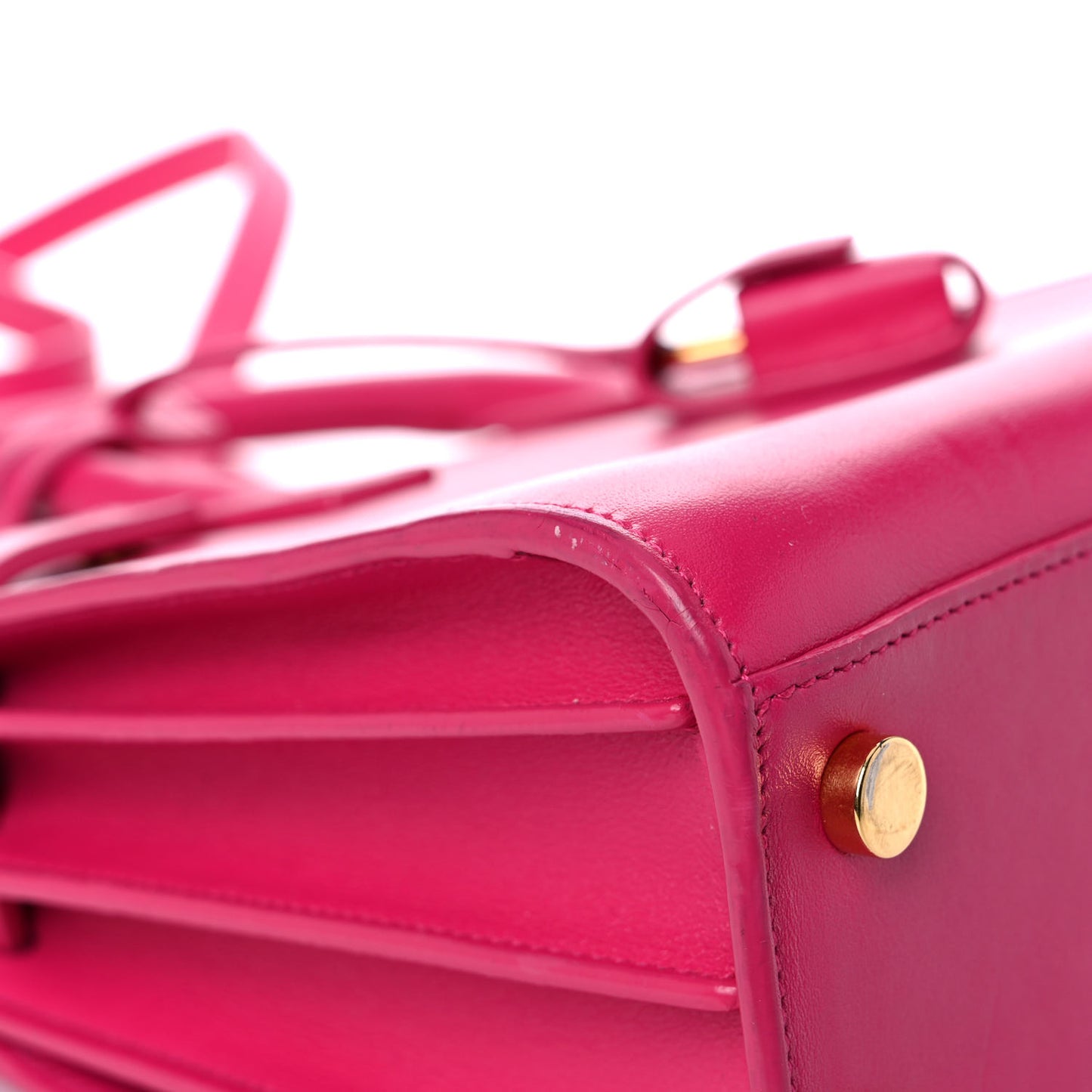 Calfskin Nano Sac De Jour Lipstick Fuchsia