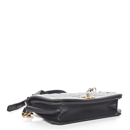 Chanel Grained Calfskin Quilted Medium Flap Black 4 of 9