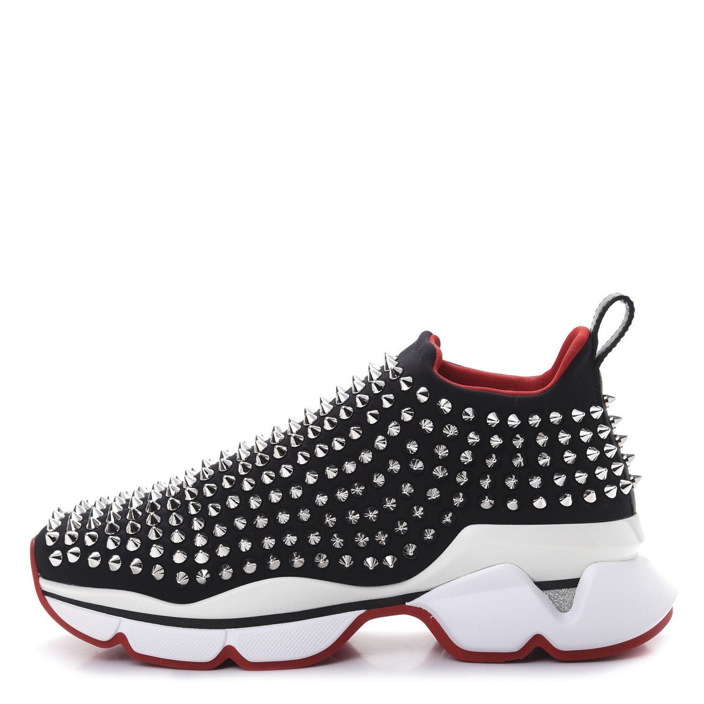Neoprene Spike Sock Donna Flat Sneakers 36.5 Black