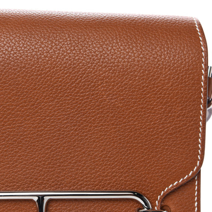 Hermes Barenia Faubourg Mini Sac Roulis Fauve 10 of 14