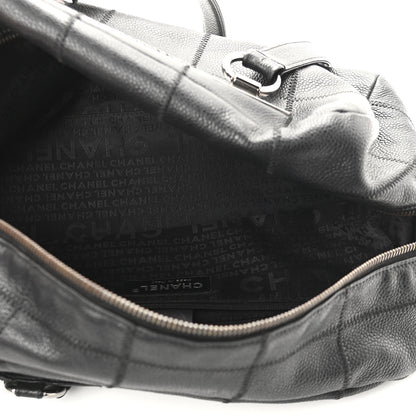 Chanel Caviar Square Stitched Tote Black 4 of 8