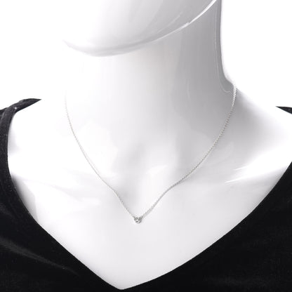 Tiffany Sterling Silver Diamond .05ct Elsa Peretti Diamonds by the Yard Pendant Necklace 2 of 4