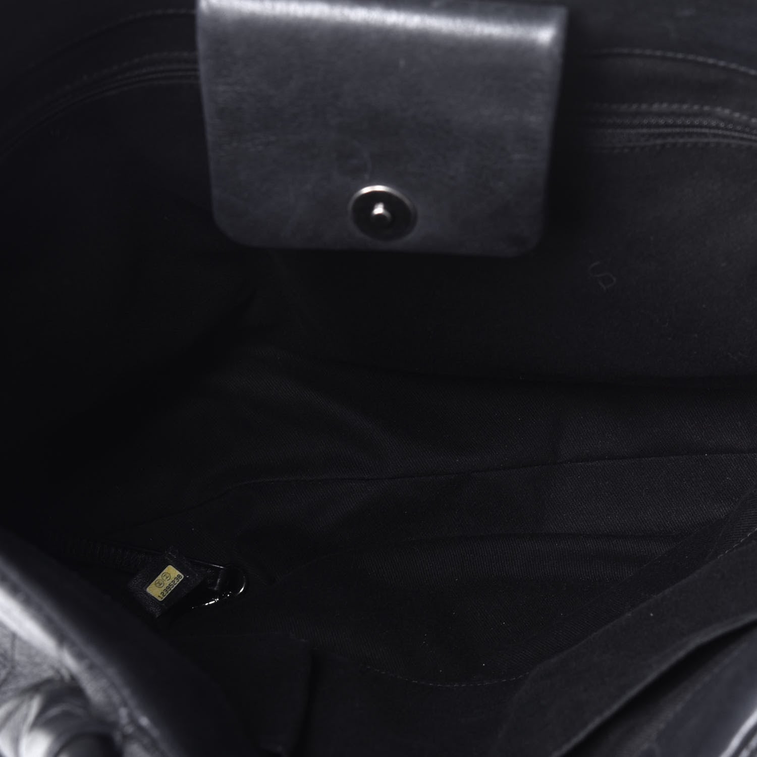 Chanel Calfskin Sloane Square Tote Black 5 of 9