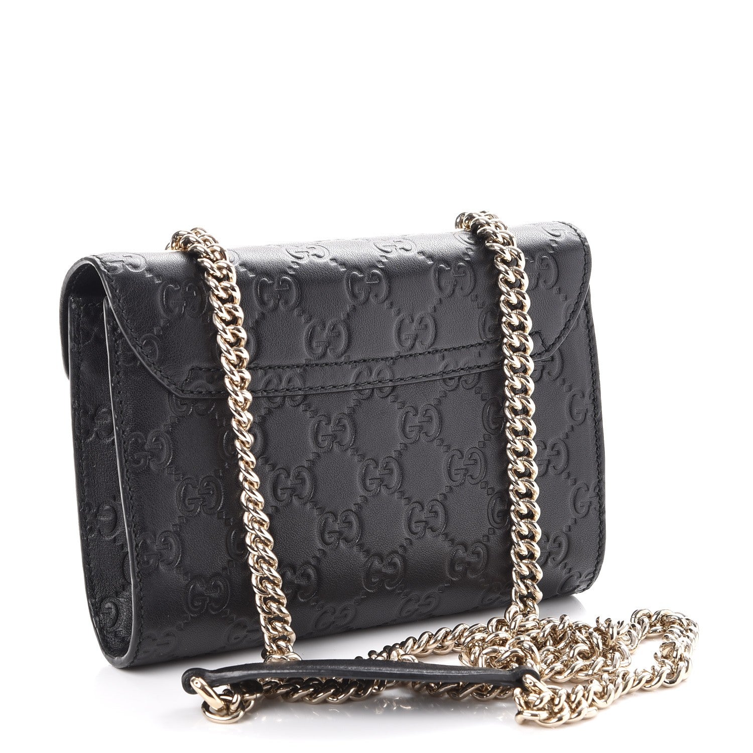 Gucci Guccissima Mini Emily Shoulder Bag Black 4 of 9