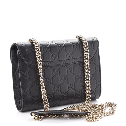 Gucci Guccissima Mini Emily Shoulder Bag Black 4 of 9