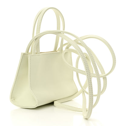 Telfar Vegan Leather Small Shopping Bag White 3 of 11