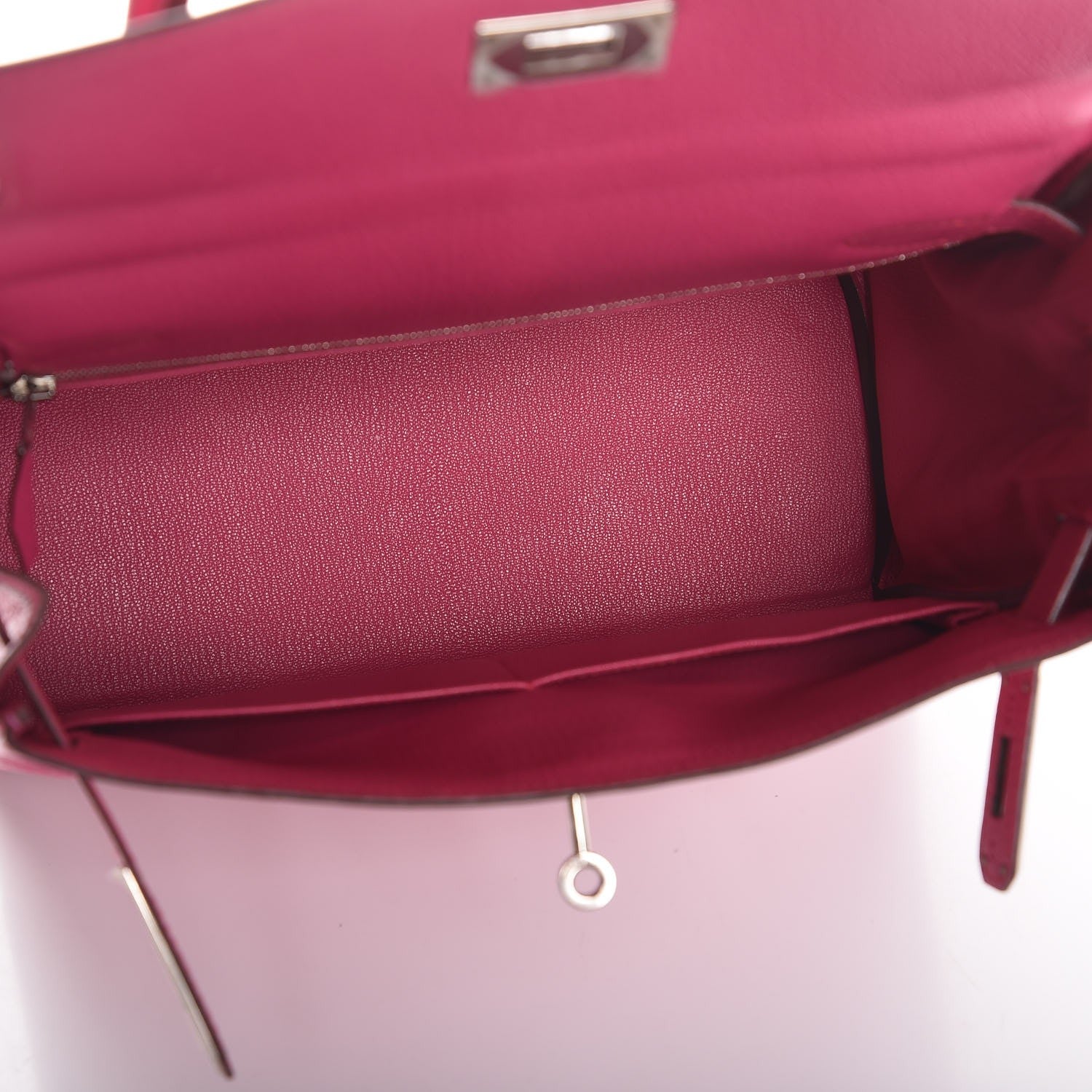 Hermes Chevre Mysore Kelly Retourne 28 Rose Shocking 7 of 41