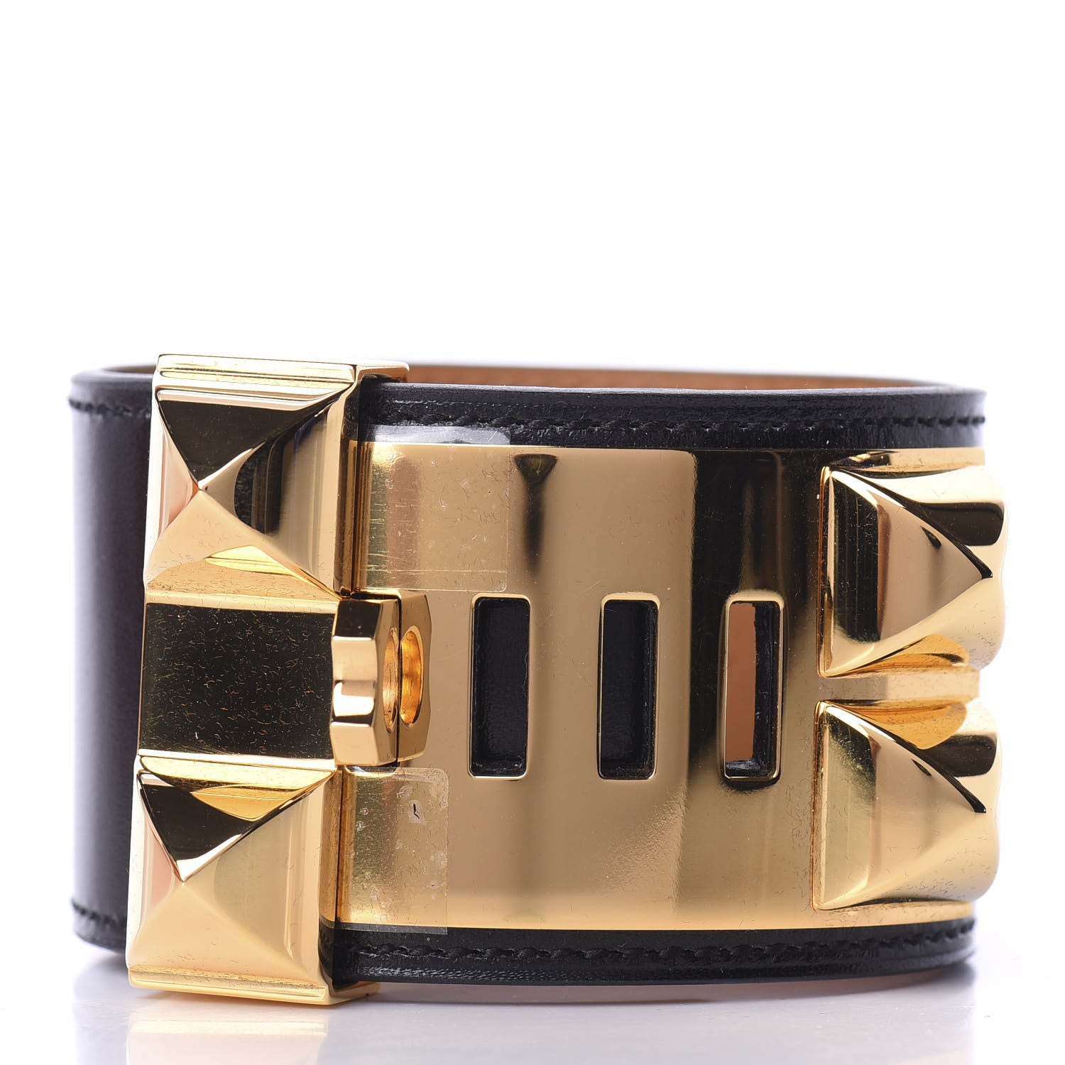 Hermes Box Collier de Chien CDC Bracelet S Black 3 of 9