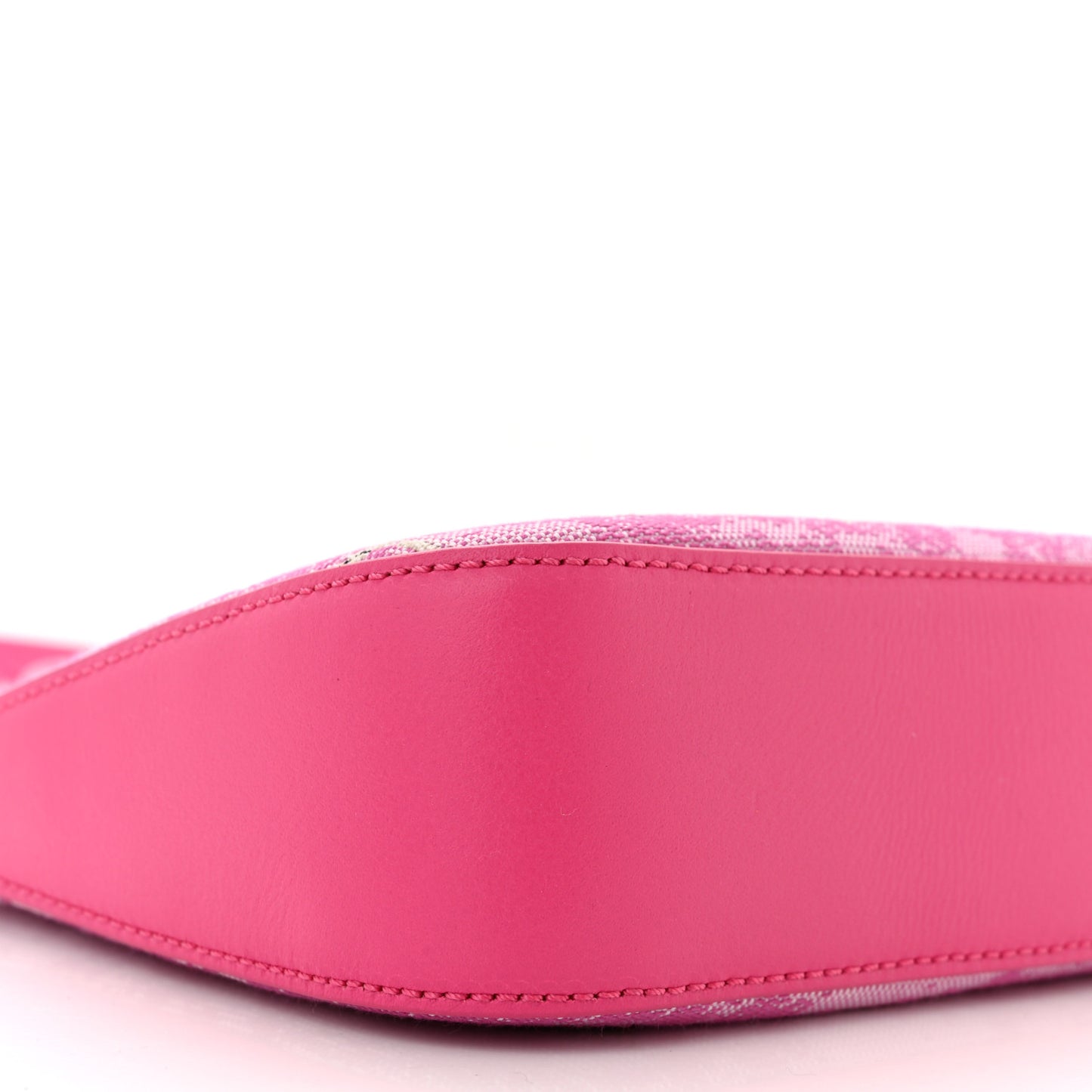 Vintage Jacquard Monogram Mini Aren Shoulder Bag Pink