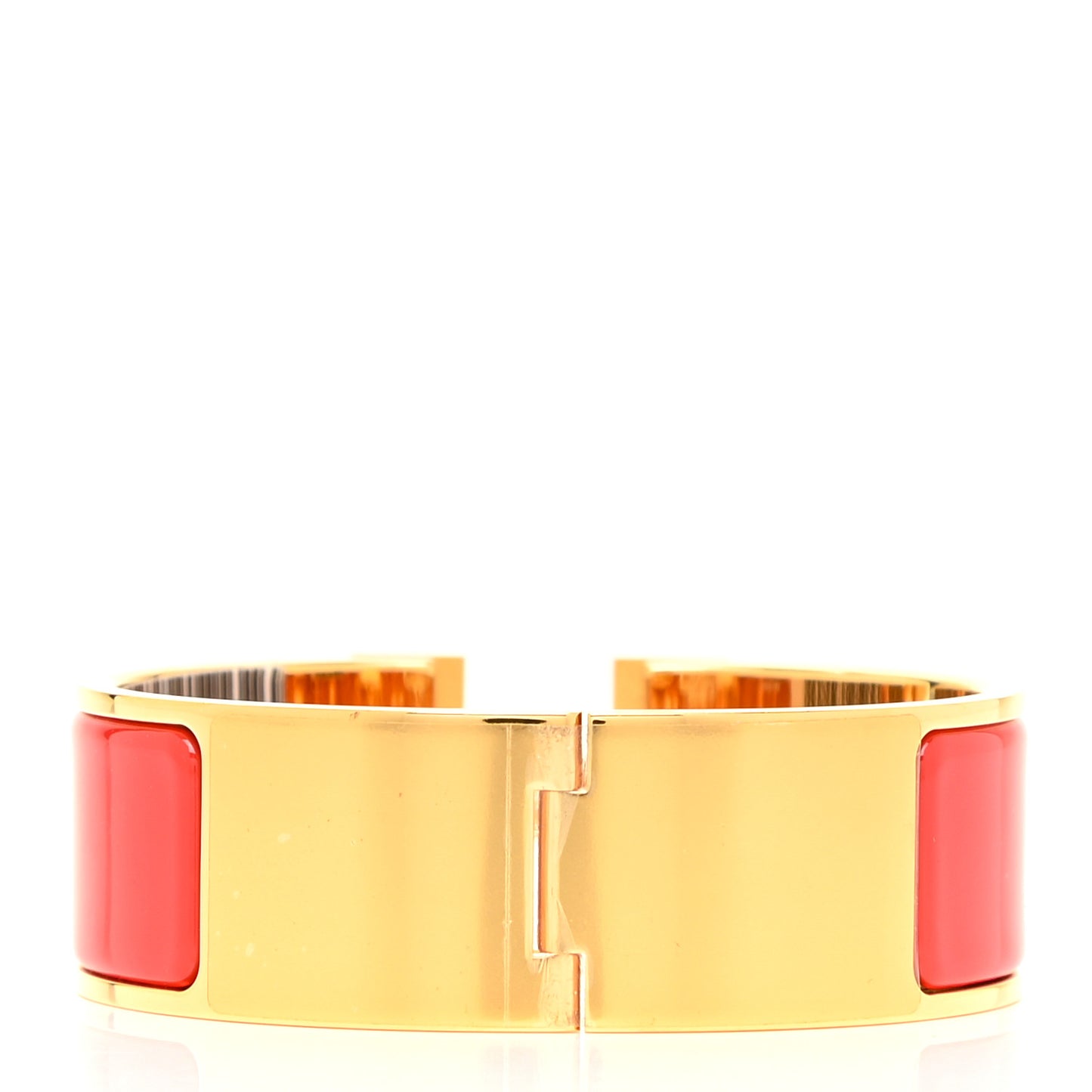 Enamel Wide Clic Clac H Bracelet PM Rouge Vif