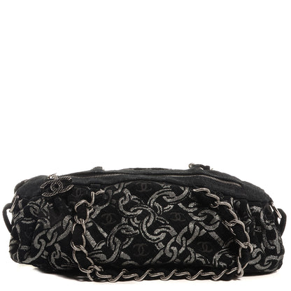 Chanel Metallic CC Chain Link Bag Black 1 of 7