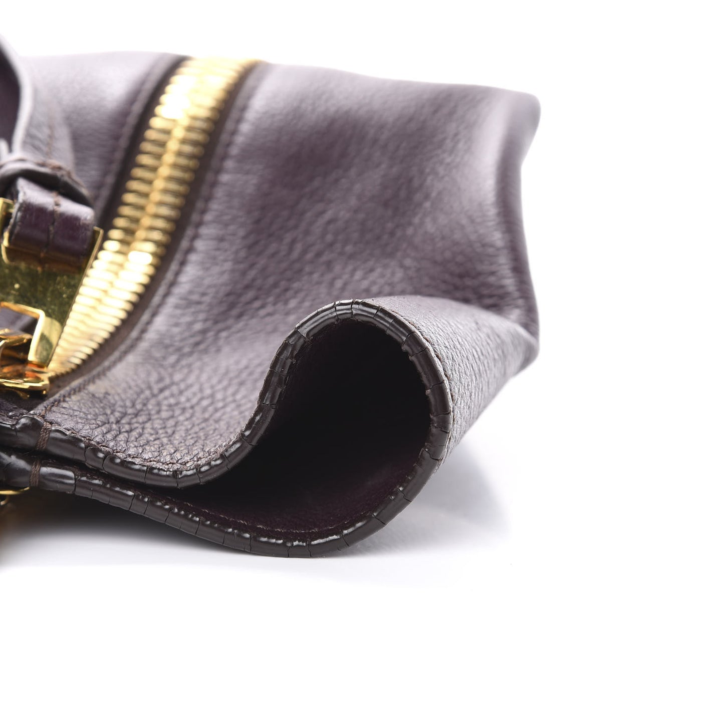 Grained Calfskin Medium Sedgwick Zipper Tote Wine
