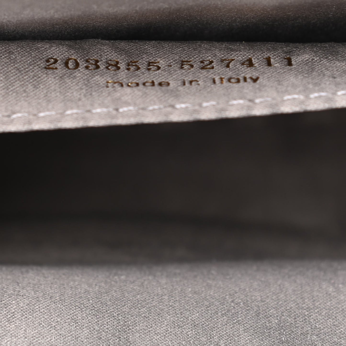 Metallic Calfskin Monogram Large Belle De Jour Clutch Silver