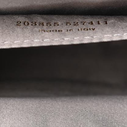 Saint Laurent Metallic Calfskin Monogram Large Belle De Jour Clutch Silver 7 of 7