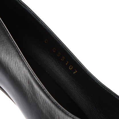 Chanel Iridescent Calfskin Grosgrain Cap Toe Pumps 41 Black 10 of 11