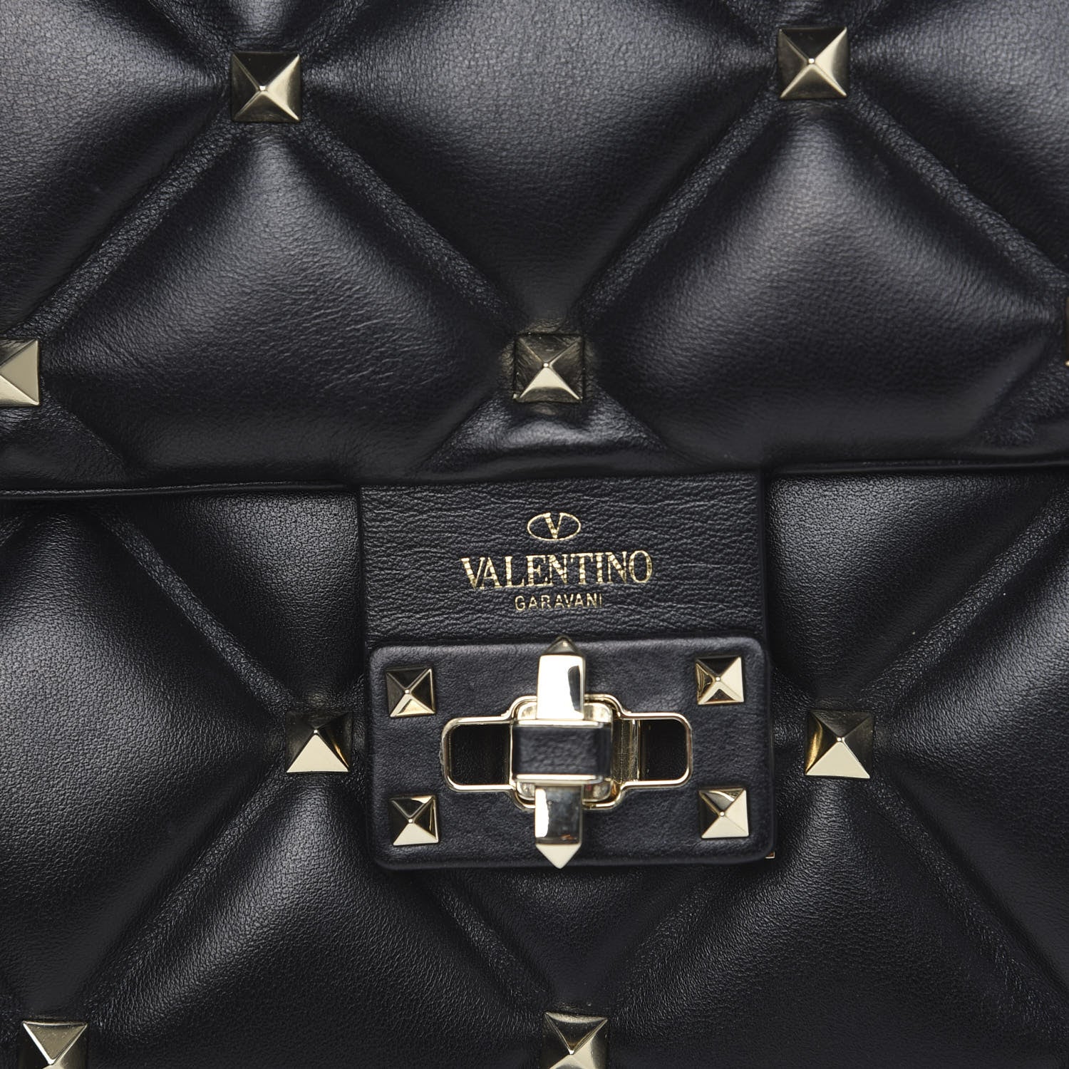 Valentino Garavani Nappa Candystud Crossbody Black 9 of 10