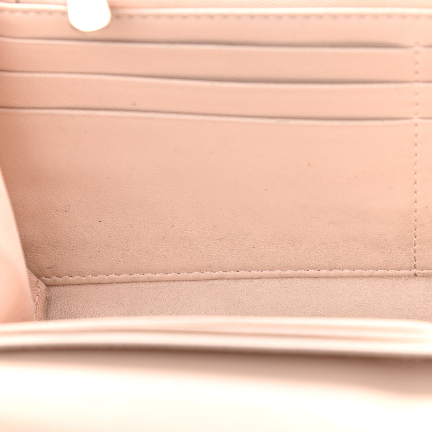 Christian Dior Grained Calfskin Diorama Wallet on Chain Pouch Rose Poudre 11 of 14
