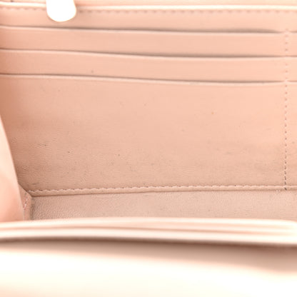Christian Dior Grained Calfskin Diorama Wallet on Chain Pouch Rose Poudre 11 of 14