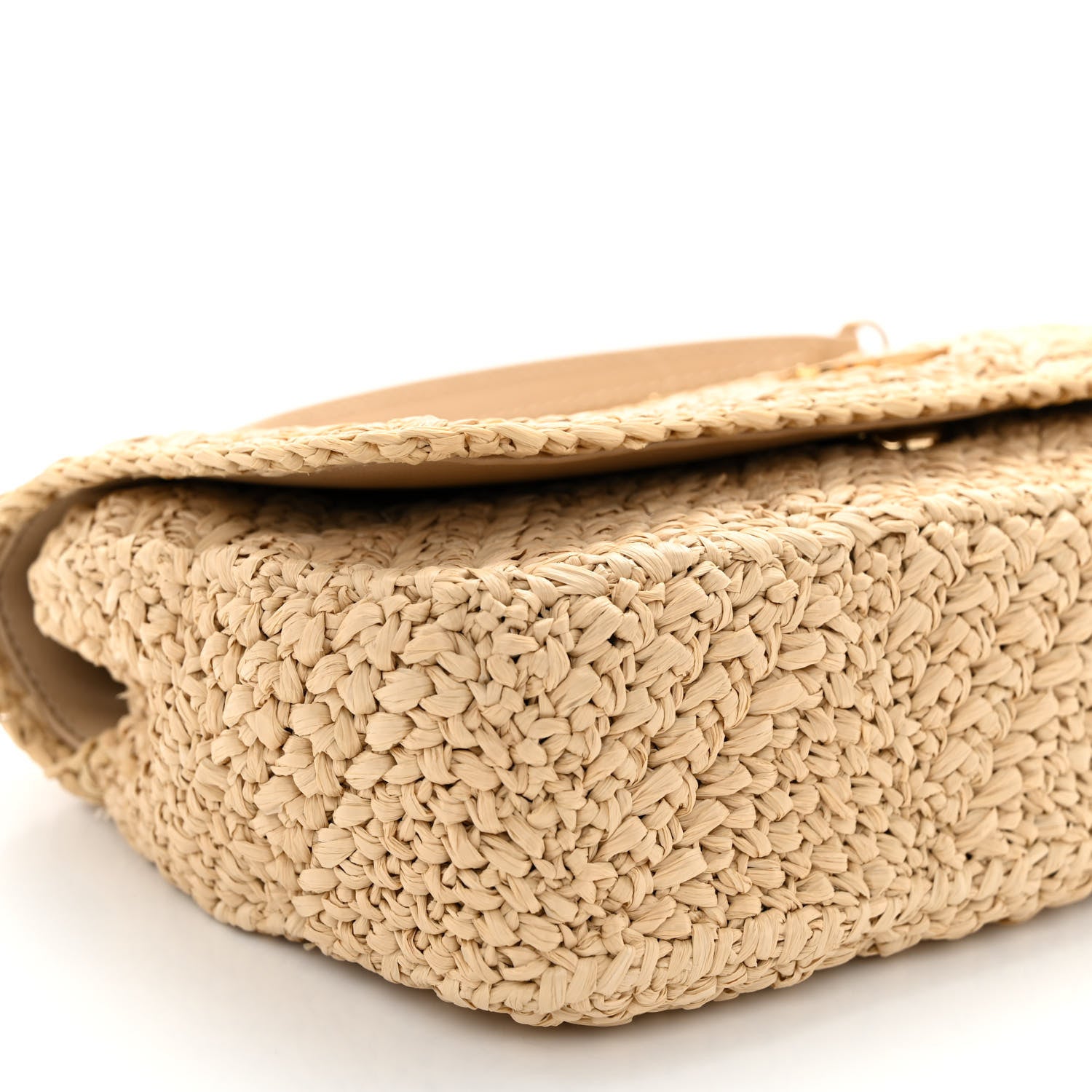 Saint Laurent Raffia Monogram Medium Jamie Natural Avorio 9 of 10