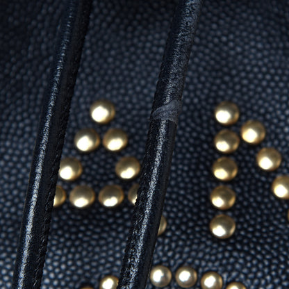 Chanel Caviar Deauville Drawstring Bucket Bag Black 11 of 12