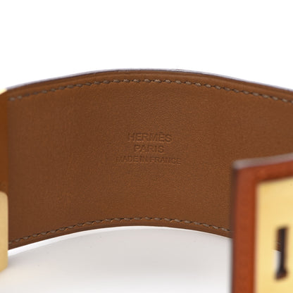 Hermes Epsom Collier de Chien CDC Bracelet S Orange 4 of 5