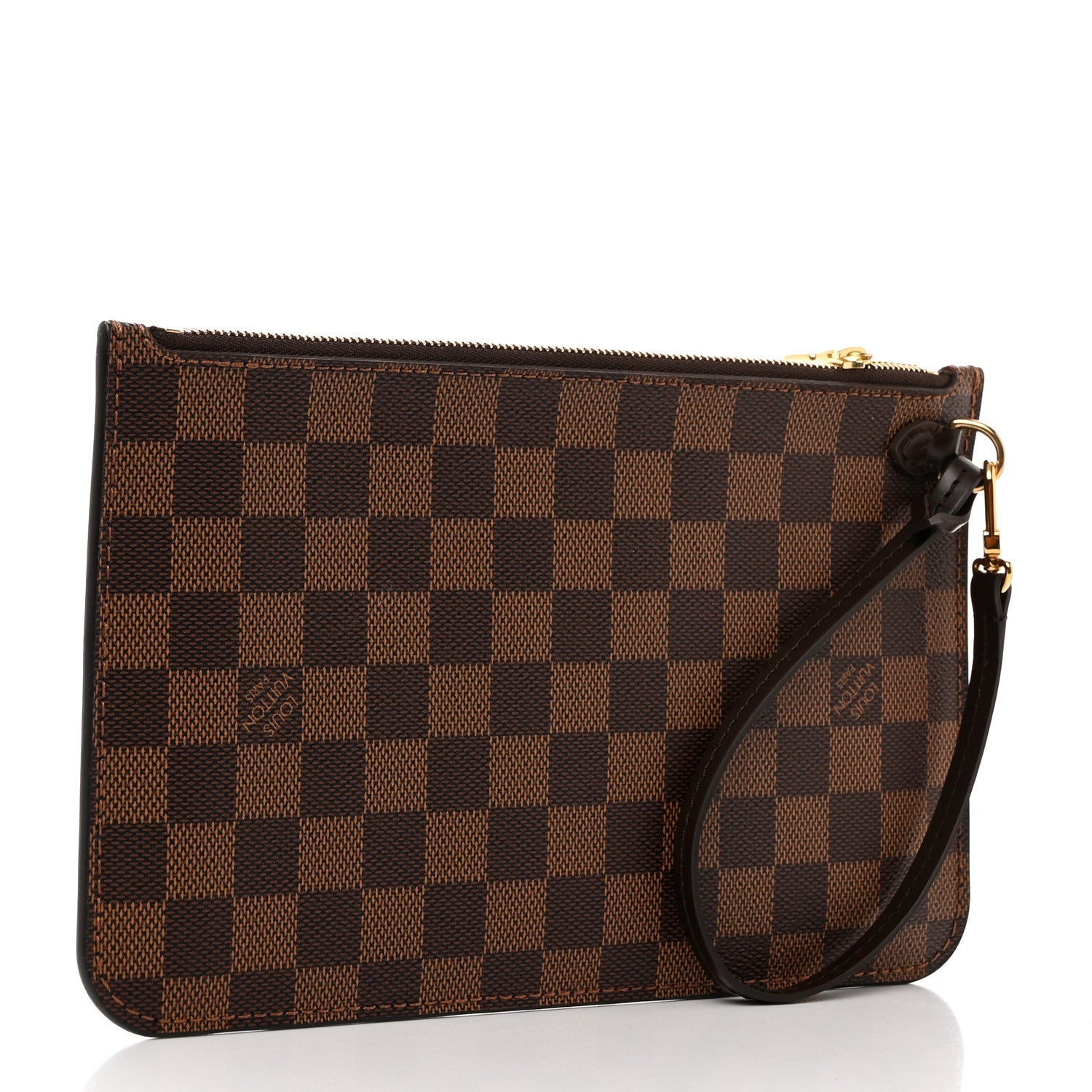 Louis Vuitton Damier Ebene Neverfull MM GM Pochette 3 of 9