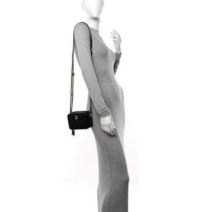 Chanel Caviar Quilted Twist Your Buttons Clutch With Chain Black 2 of 11