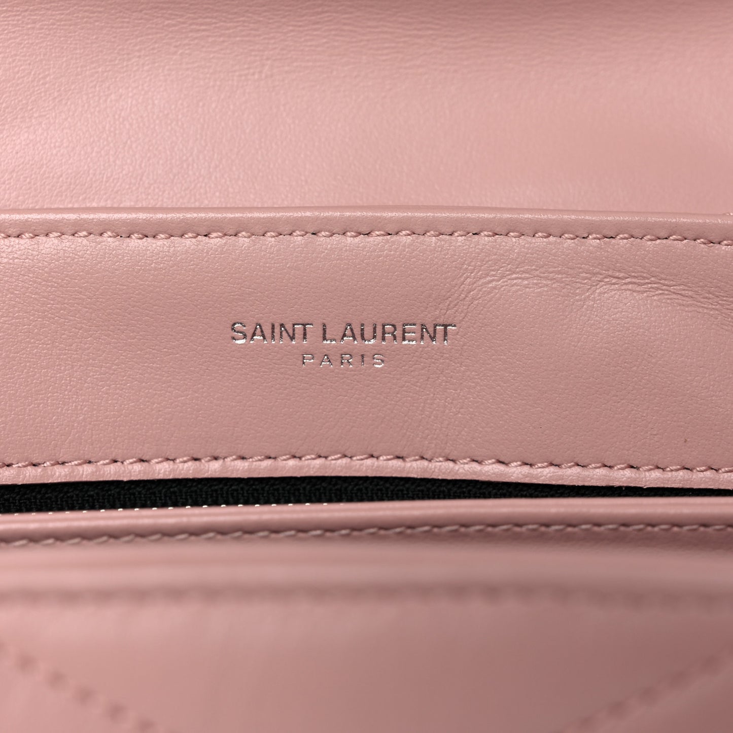 Calfskin Y Quilted Monogram Toy Loulou Chain Satchel Pale Pink