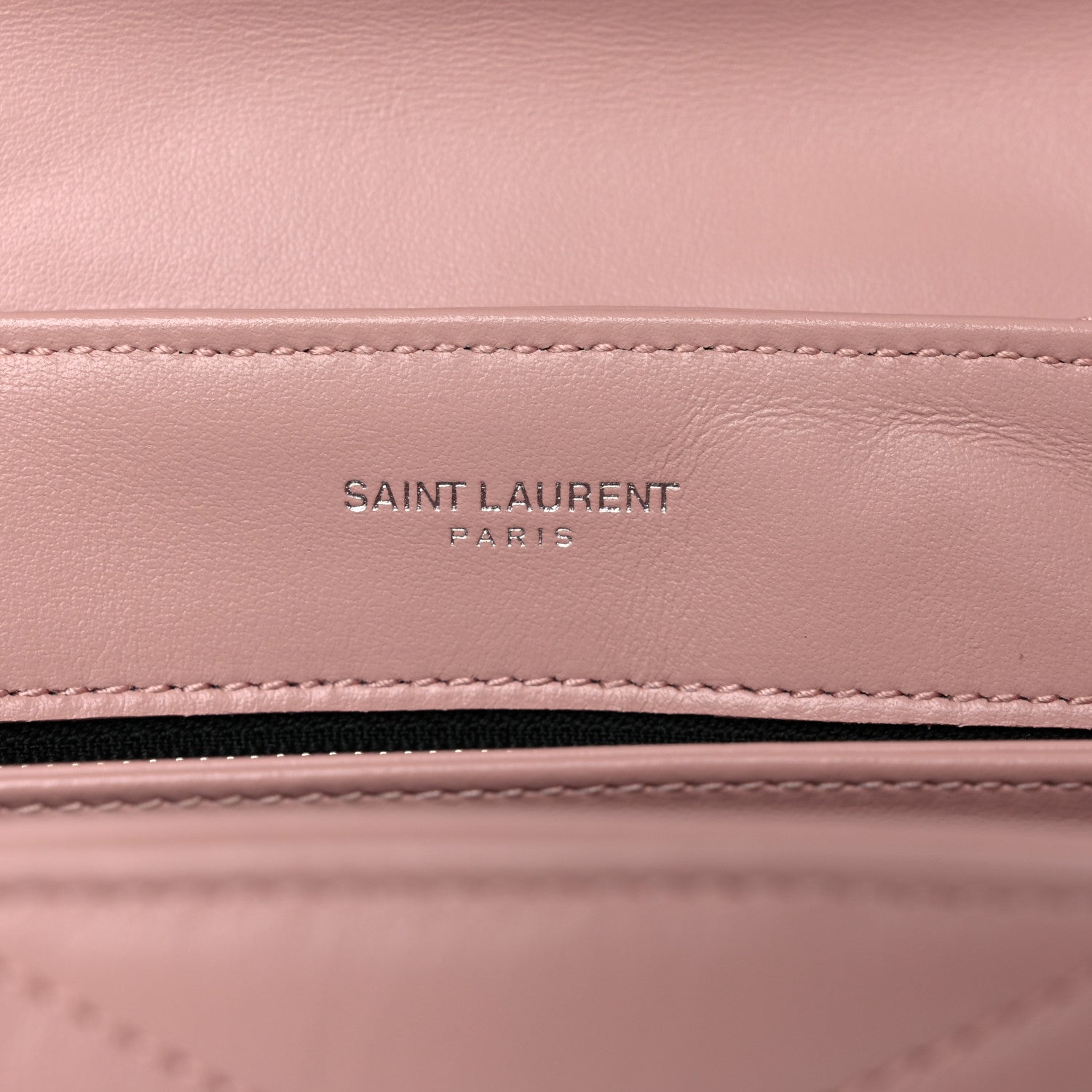 Saint Laurent Calfskin Y Quilted Monogram Toy Loulou Chain Satchel Pale Pink 6 of 14