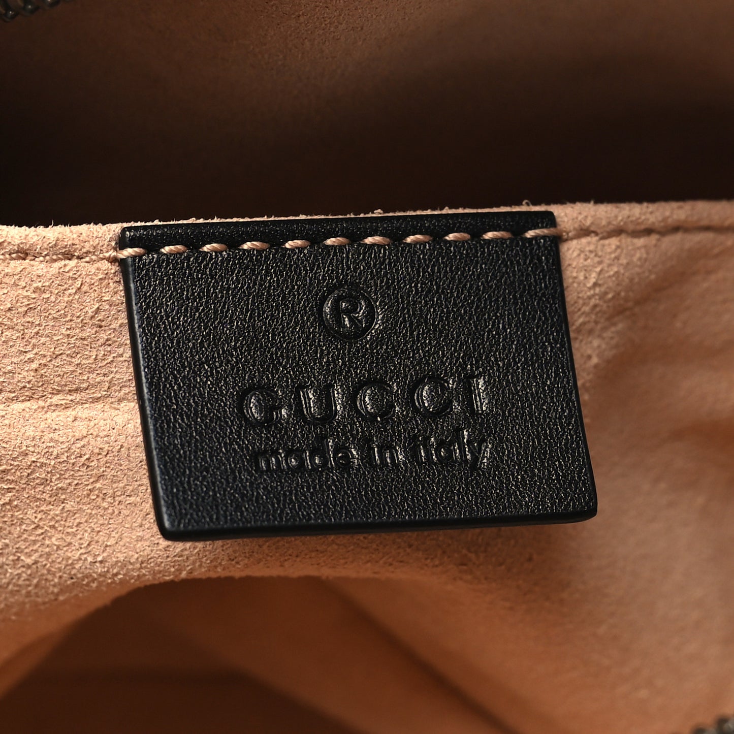 Calfskin Matelasse GG Marmont Belt Bag 85 34 Black