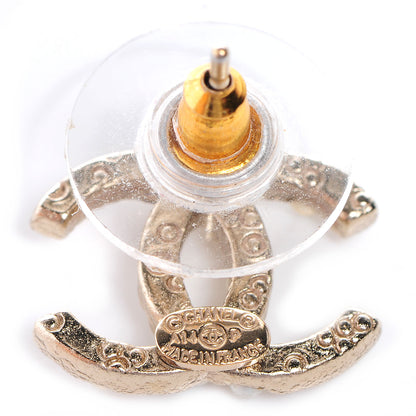 Chanel Pearl CC Logo Earrings Gold 4 of 5