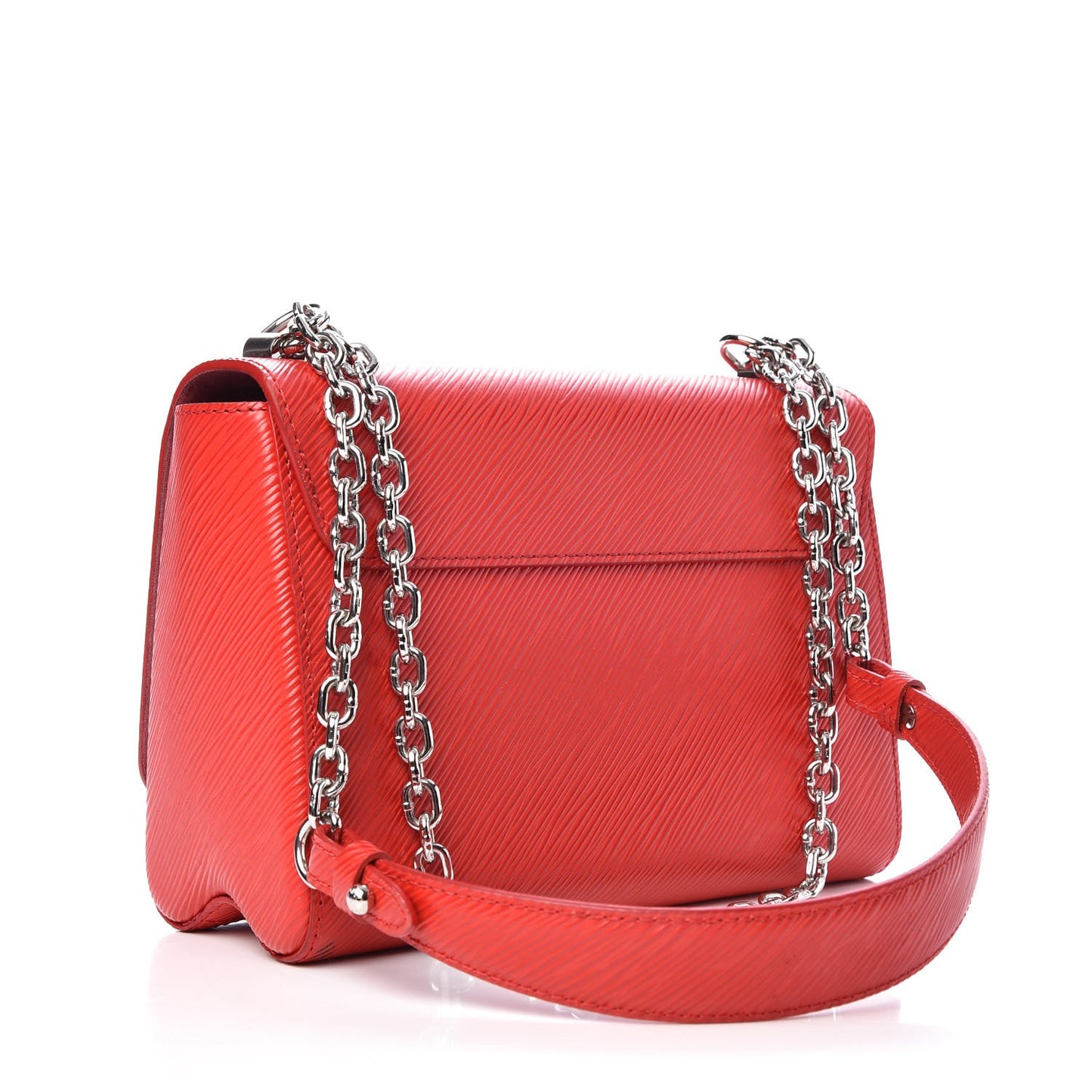 Epi Twist Shoulder Bag MM Coquelicot