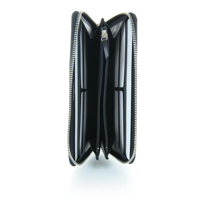Chanel Caviar Zip Around Wallet Black 3 of 8