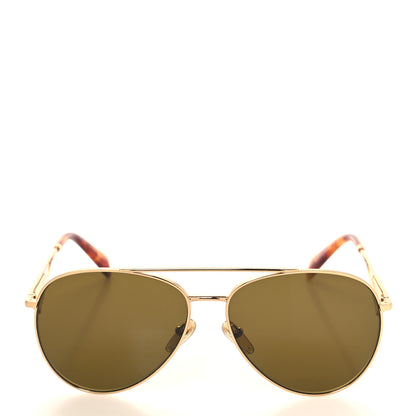 Prada Aviator Sunglasses SPR 73Z Gold Tortoise 2 of 7