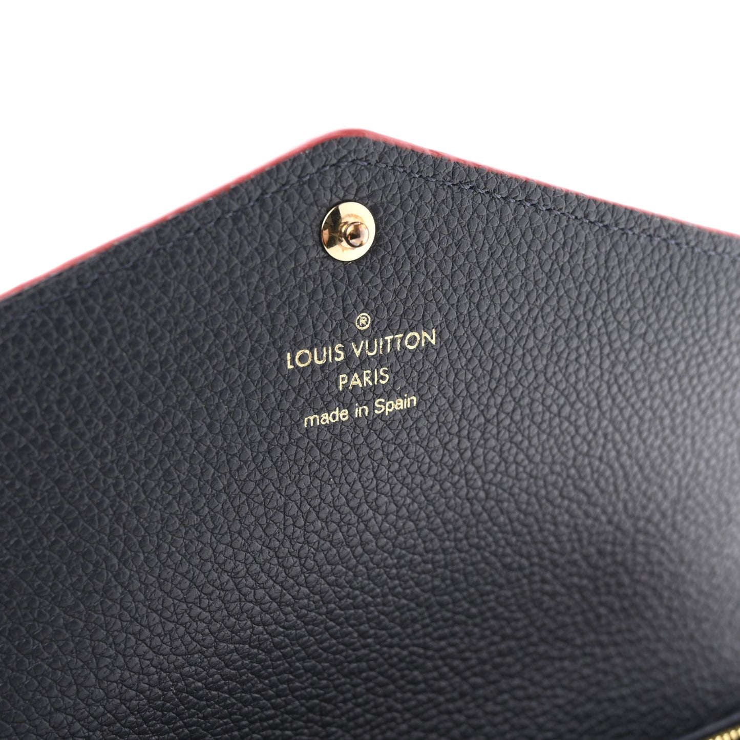 Empreinte Sarah Wallet NM Marine Rouge