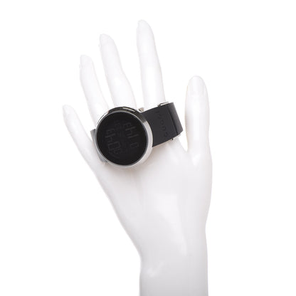 Gucci Stainless Steel Rubber 40mm Digital I-Watch Black 2 of 7